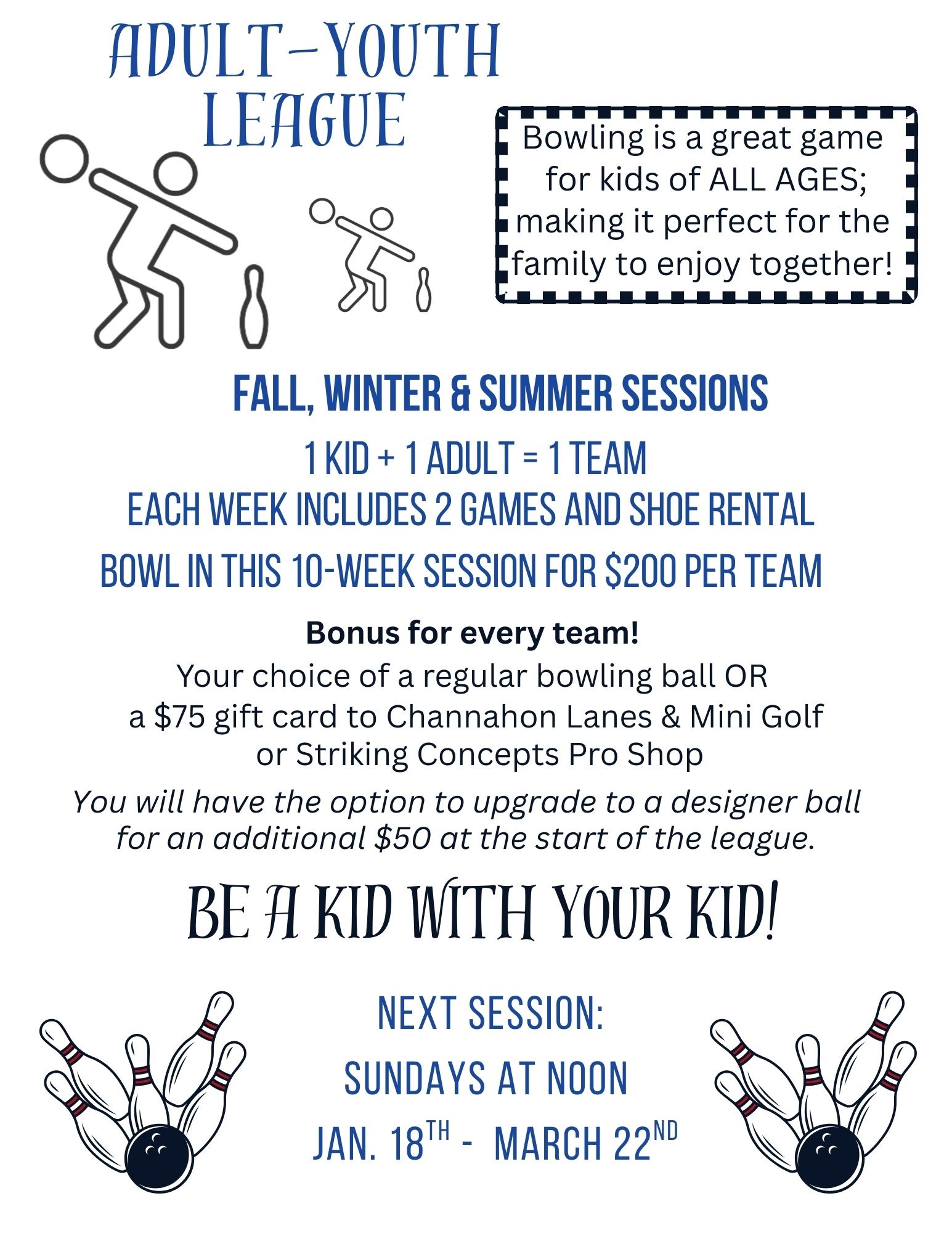 Adult Youth Bowling League